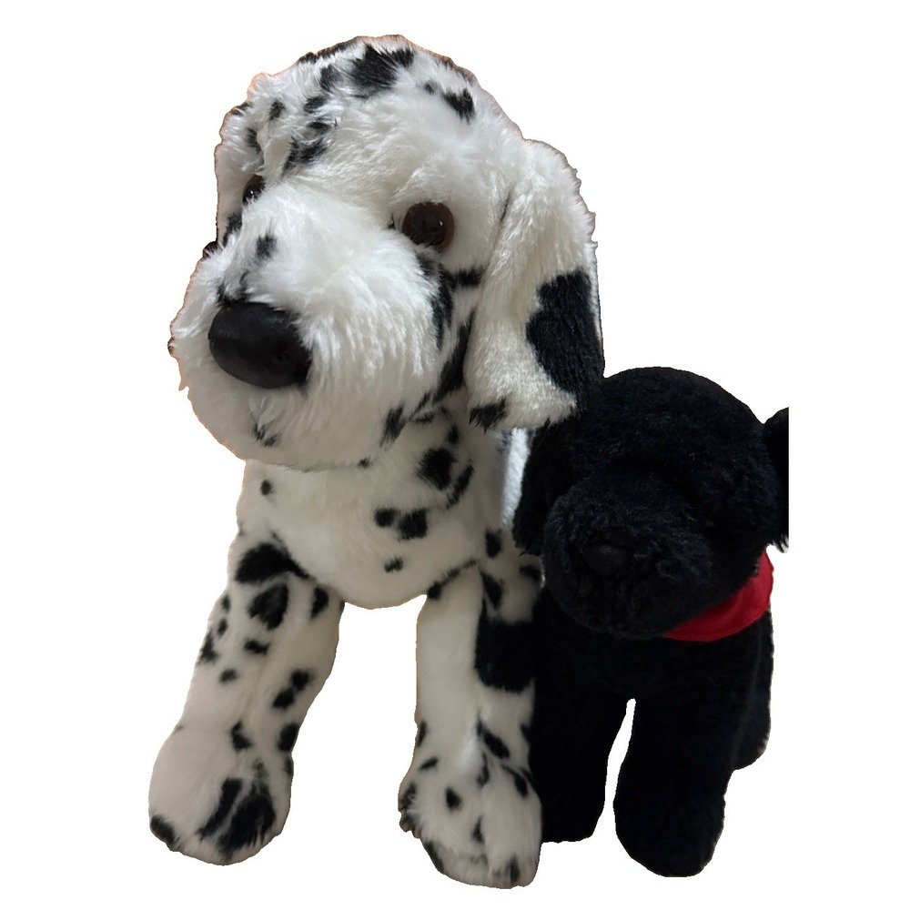 Douglas Cuddle Toys Winston Dalmatian Dog Plush & Friend  Stuffed Animal Lot 2